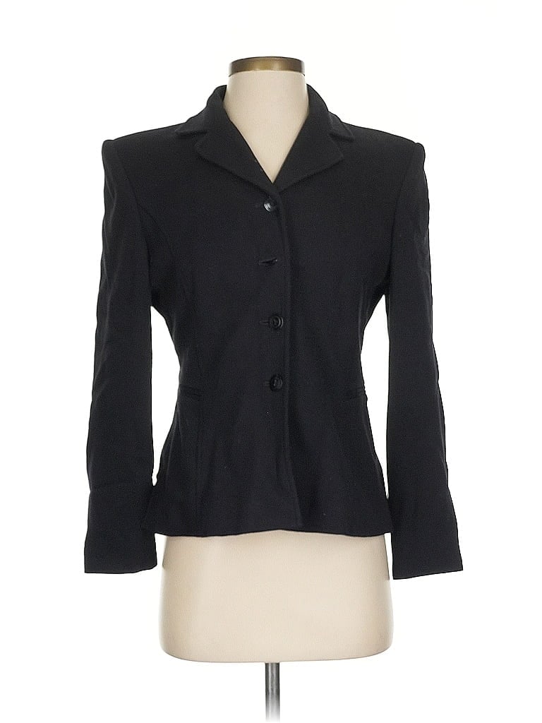 Pre-owned Larry Levine Blazer Jacket In Black