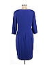Black Halo Solid Blue Cocktail Dress Size 12 - photo 2