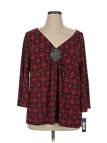 Apt. 9 3/4 Sleeve Blouse (view 1)