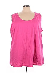 Woman Within Sleeveless T Shirt