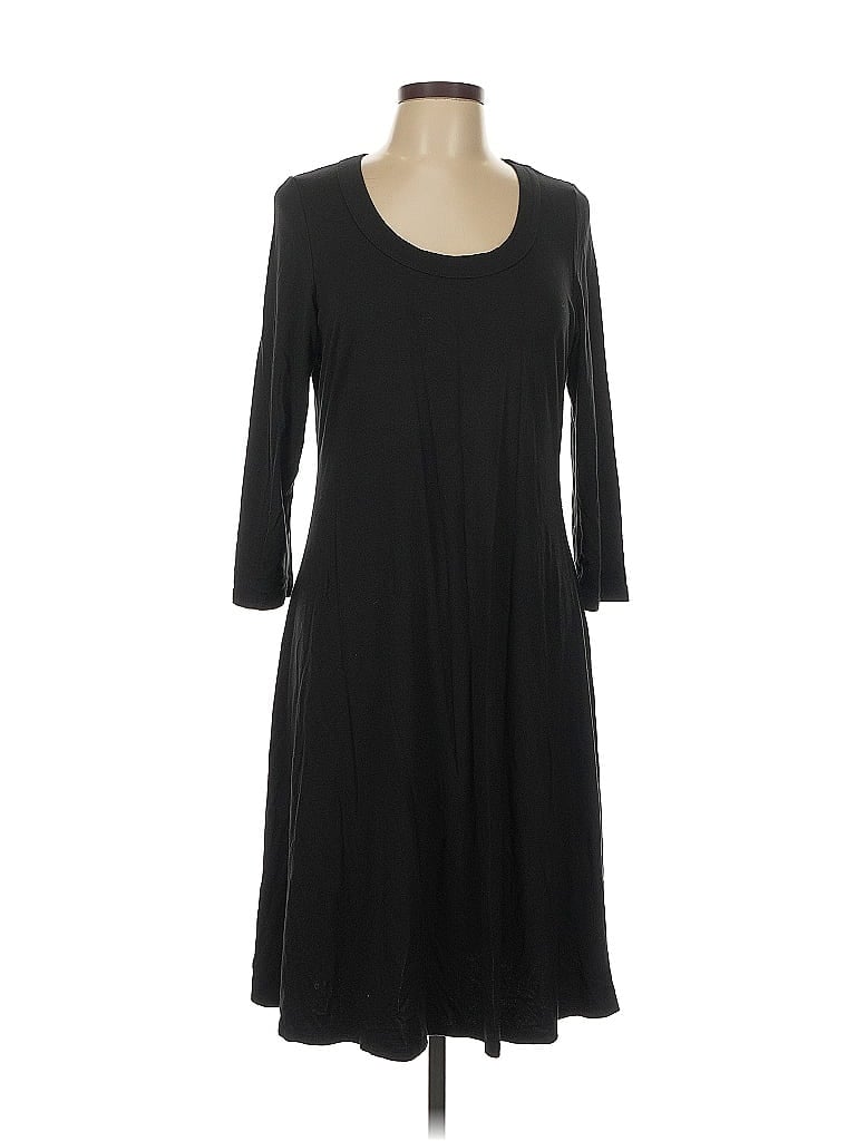 Karen Kane Solid Black Casual Dress Size L - photo 1