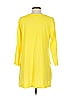 LOGO by Lori Goldstein 100% Cotton Yellow 3/4 Sleeve T-Shirt Size S - photo 2