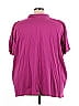 Woman Within 100% Cotton Purple Short Sleeve Polo Size 5X - photo 2