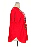 Johnny Was 100% Polyester Red Short Sleeve Blouse Size 2X - photo 4