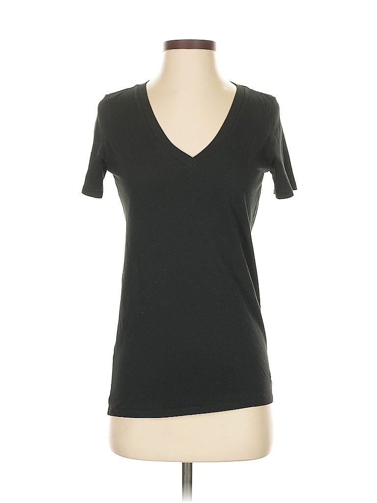 Victoria's Secret Pink Black Short Sleeve T-Shirt Size XS - photo 1