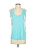 M Missoni 100% Viscose Teal Blue Tank Top Size S - photo 1
