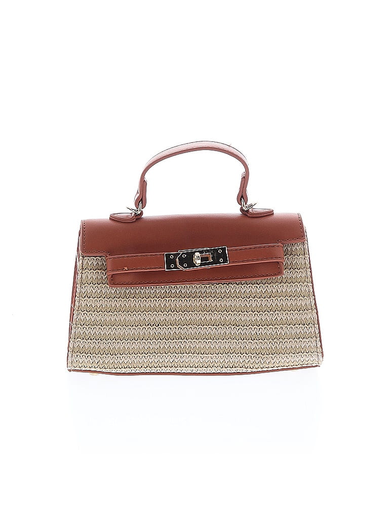 Urban Expressions Tweed Brown Satchel One size - photo 1