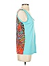 M Missoni 100% Viscose Teal Blue Tank Top Size S - photo 4