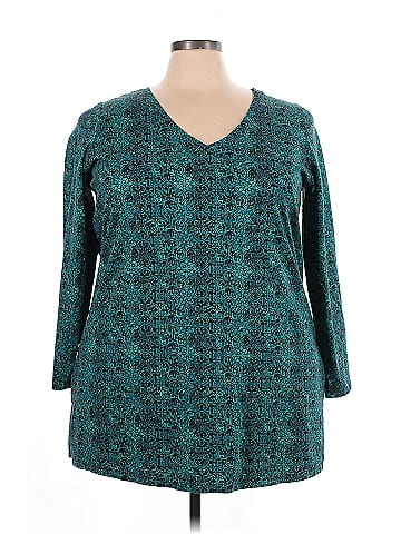 Roaman's 3/4 Sleeve T-Shirt (view 1)