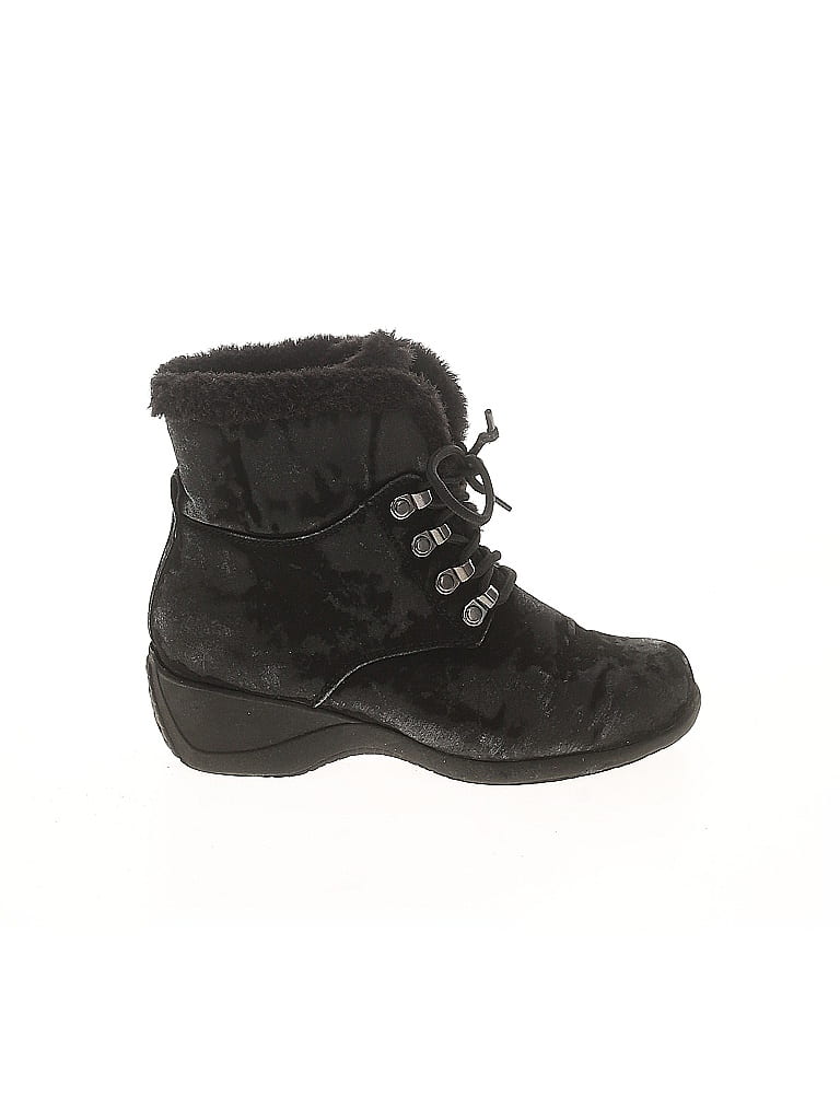 Khombu Black Ankle Boots Size 7 - photo 1