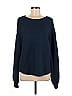 G by Giuliana Rancic 100% Acrylic Solid Blue Pullover Sweater Size M - photo 1