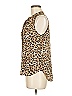 Bella Dahl 100% Rayon Animal Print Brown Tan Sleeveless Blouse Size M - photo 5