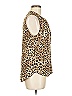 Bella Dahl 100% Rayon Animal Print Brown Tan Sleeveless Blouse Size M - photo 4
