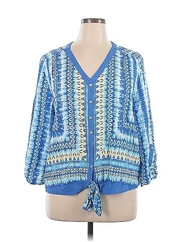 Ruby Rd. 3/4 Sleeve Blouse (view 1)