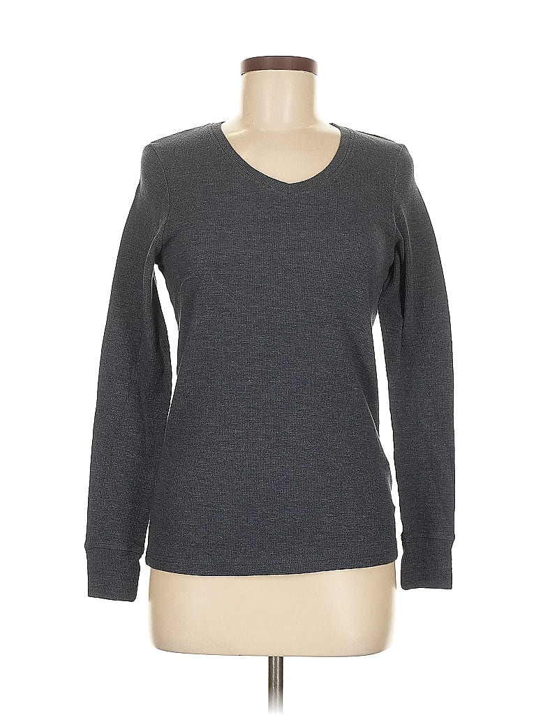 Nautica Gray Long Sleeve T-Shirt Size M - photo 1