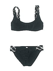 Solid & Striped Two Piece Swimsuit