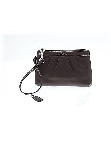 Coach Factory Leather Wristlet (view 1)