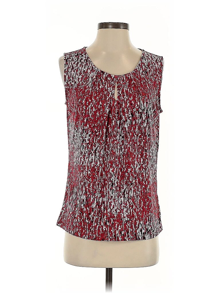 Jones Studio Red Sleeveless Blouse Size S - photo 1