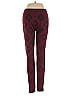 Pink Rose Hearts Burgundy Leggings Size S - photo 2