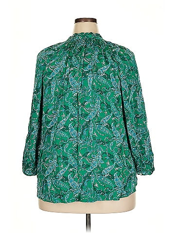 J.Jill 3/4 Sleeve Button-Down Shirt (view 2)