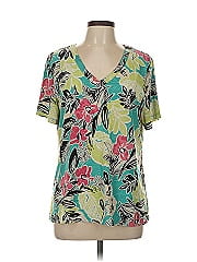 Jm Collection Short Sleeve Blouse