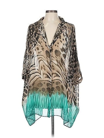 Black Label by Chico's 3/4 Sleeve Blouse (view 1)