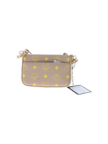 MCM Mini Color Splash Logo Pouch-On-Chain Crossbody (view 2)