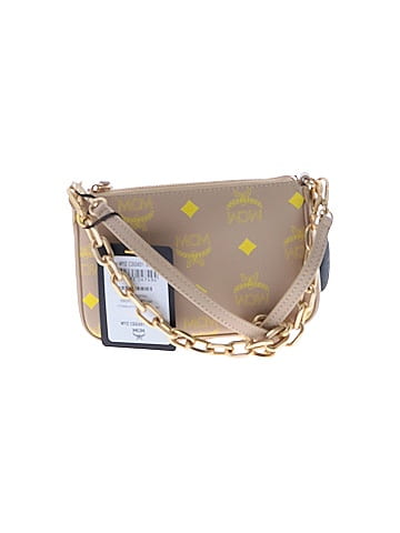MCM Mini Color Splash Logo Pouch-On-Chain Crossbody (view 1)