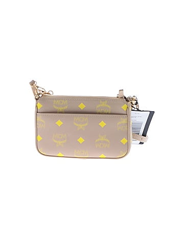 MCM Mini Color Splash Logo Pouch-On-Chain Crossbody (view 2)