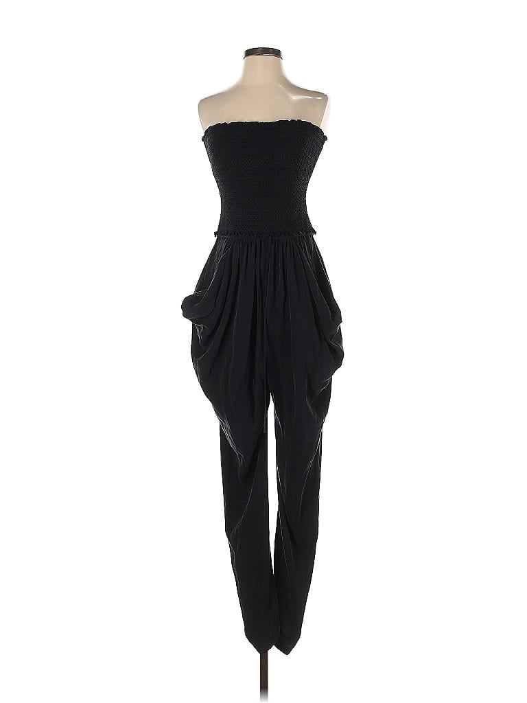 Catherine Malandrino Solid Black Jumpsuit Size 4 - photo 1