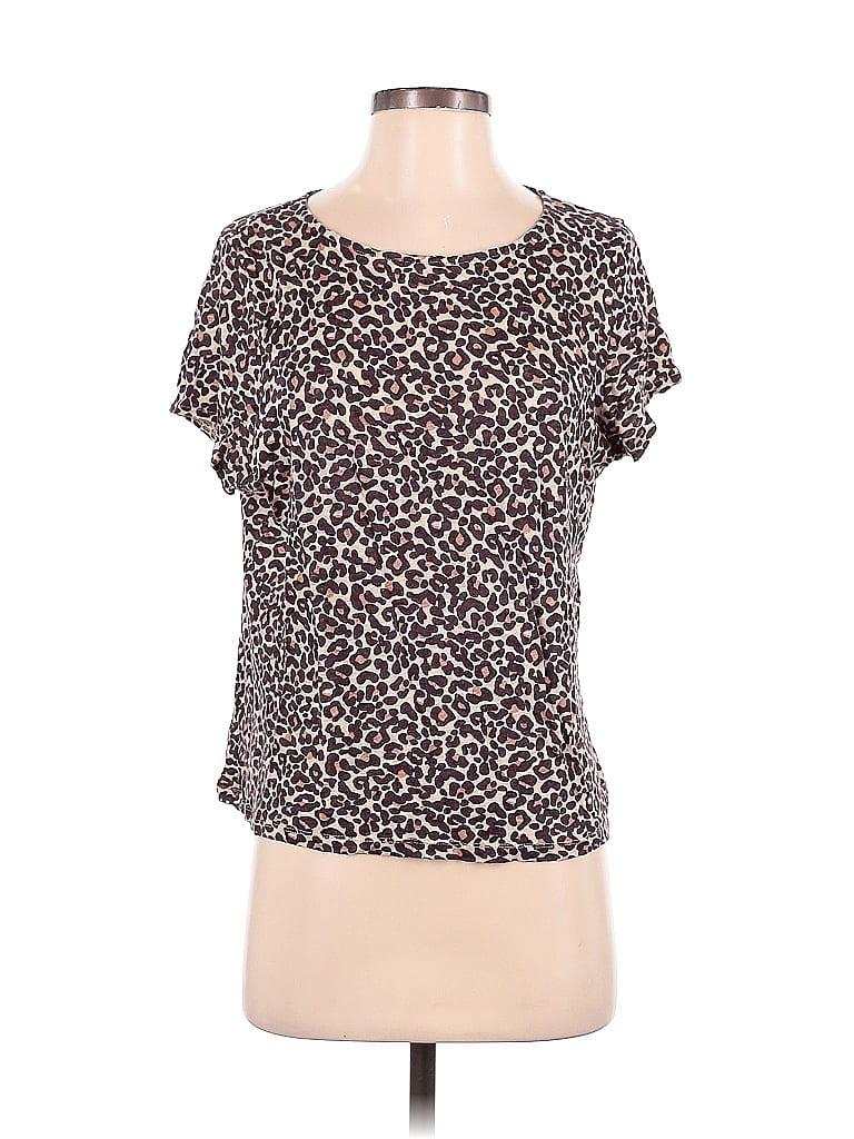Sézane Brown Short Sleeve Top Size S - photo 1