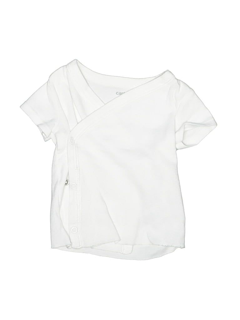Click to view more detailed imagery on our partner's website Pre-owned Carter's Babies' Short Sleeve T-shirt In White