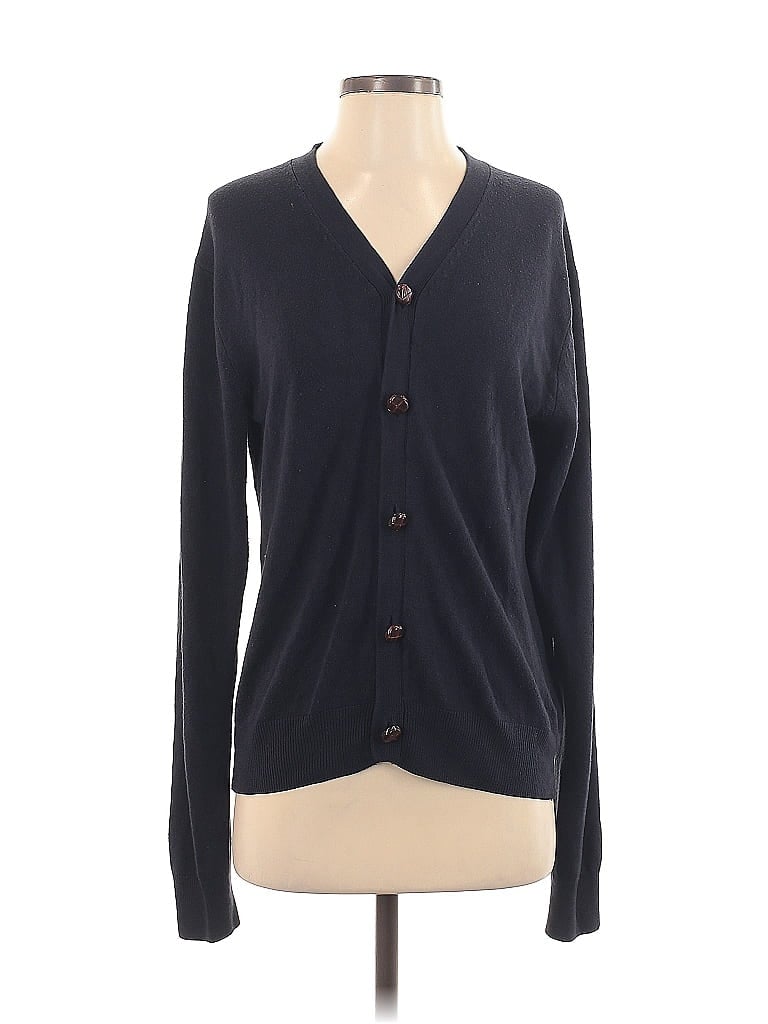 Pre-owned Assorted Brands Cardigan Sweater In Blue