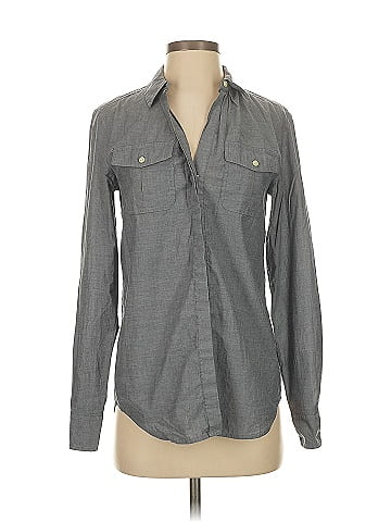Ann Taylor Long Sleeve Button-Down Shirt (view 1)
