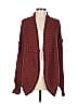 Joseph A. 100% Polyester Burgundy Cardigan Size L - photo 1