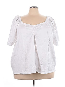 Roaman's Short Sleeve Blouse