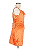 Zaful 100% Polyester Orange Cocktail Dress Size 8 - photo 4