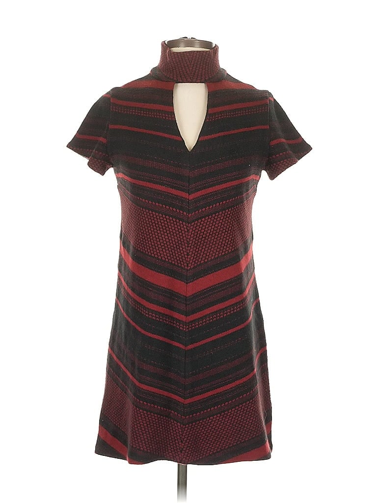 Pre-owned Amanda Uprichard Casual Dress In Burgundy