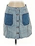 Armani Exchange 100% Cotton Blue Denim Skirt Size 4 - photo 1