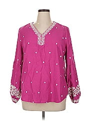 Belle By Kim Gravel 3/4 Sleeve Blouse