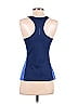 Nike 100% Polyester Blue Active Tank Size S - photo 2