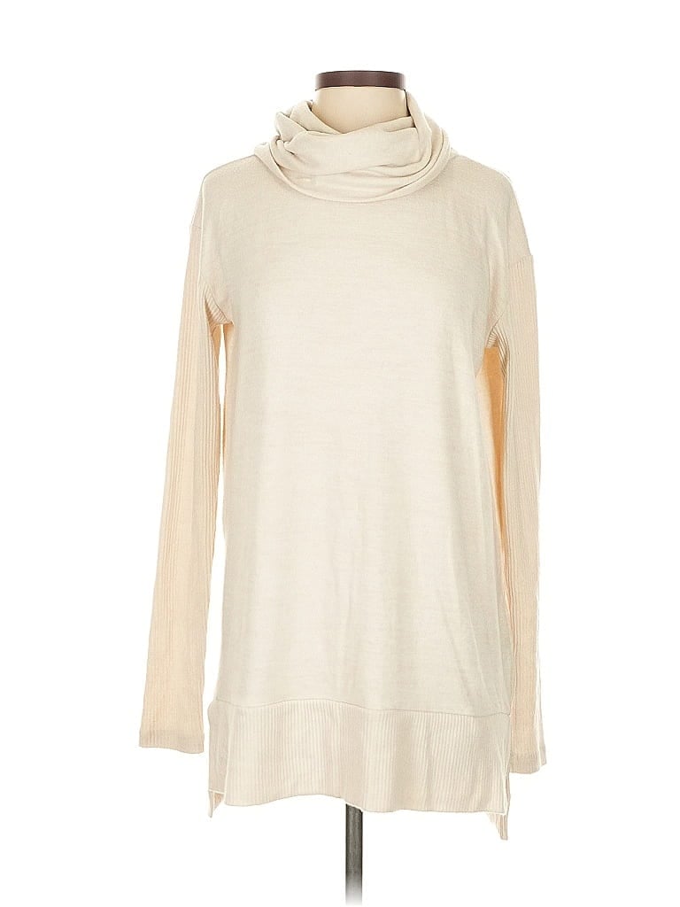 Pre-owned Gap Turtleneck Sweater In White