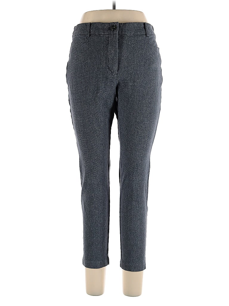 Pre-owned Ann Taylor Loft Dress Pants In Gray