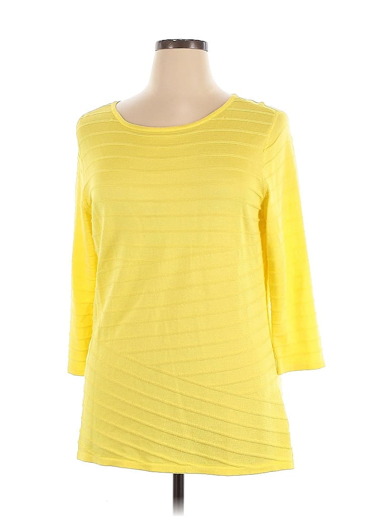 Dana Buchman Yellow Cardigan Size XL - photo 1