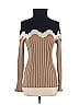 Parden's 100% Merino Tan Turtleneck Sweater Size 2 (estimated) - photo 1