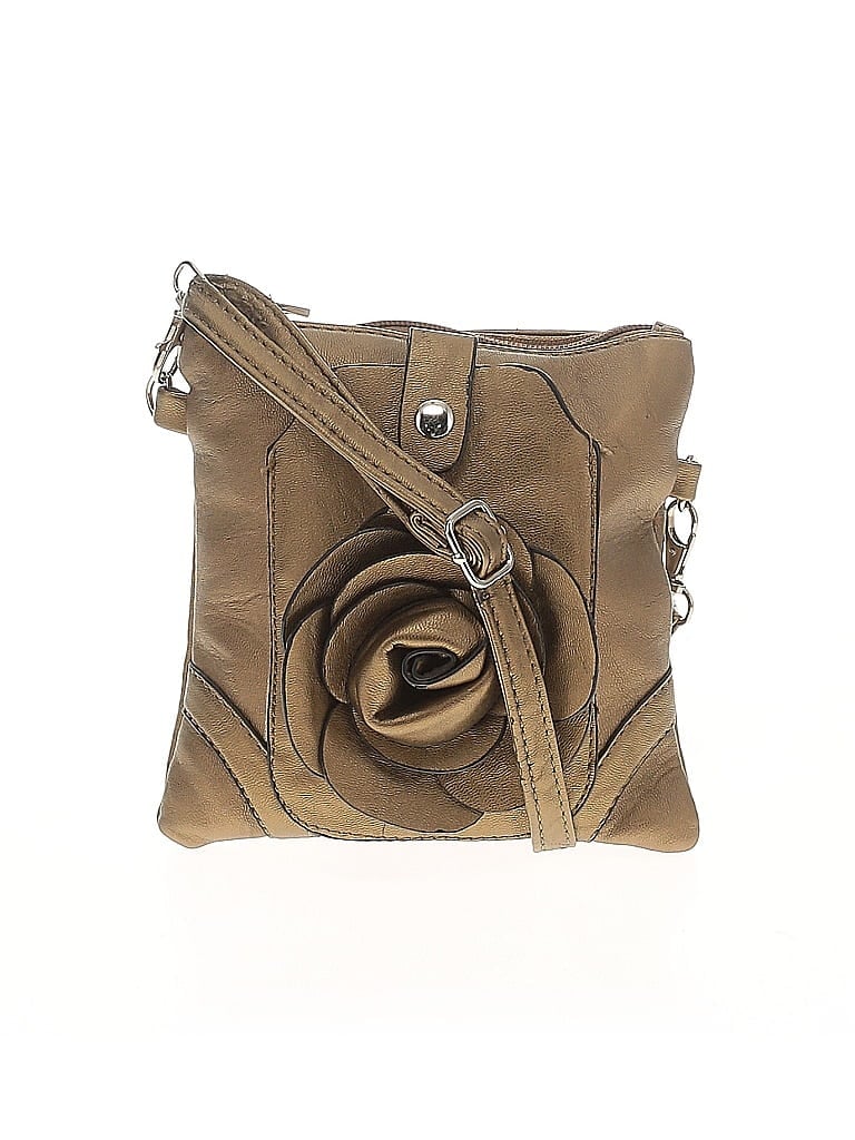 Assorted Brands Tan Gold Crossbody Bag One size - photo 1