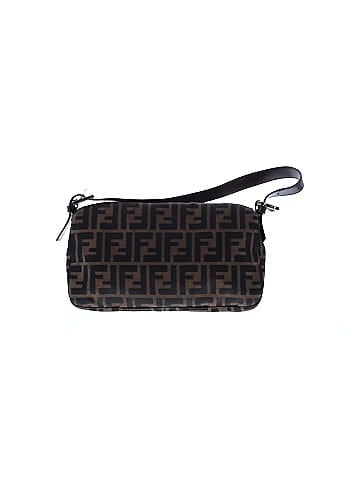 Fendi Canvas Zucca Shoulder Baguette (view 2)