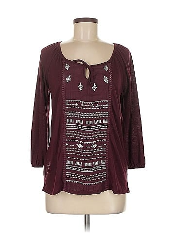 Maurices 3/4 Sleeve Blouse (view 1)