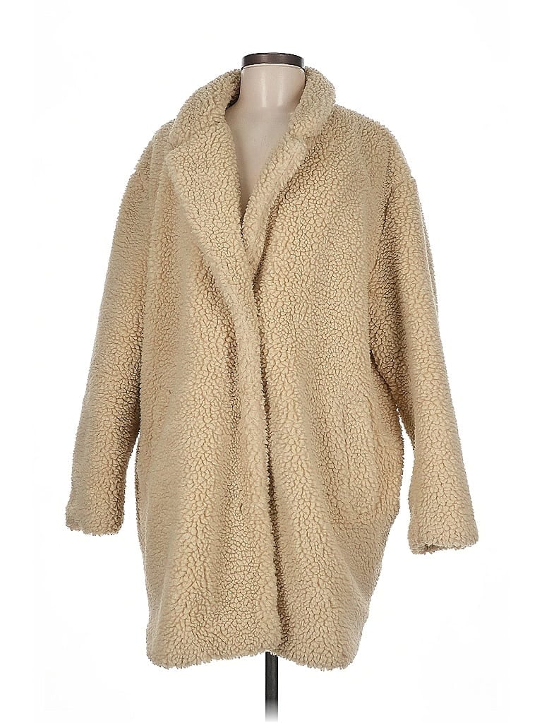 H&M L.O.G.G. Gold Coat Size M - photo 1