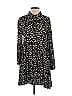 Easel 100% Rayon Animal Print Black Casual Dress Size S - photo 1